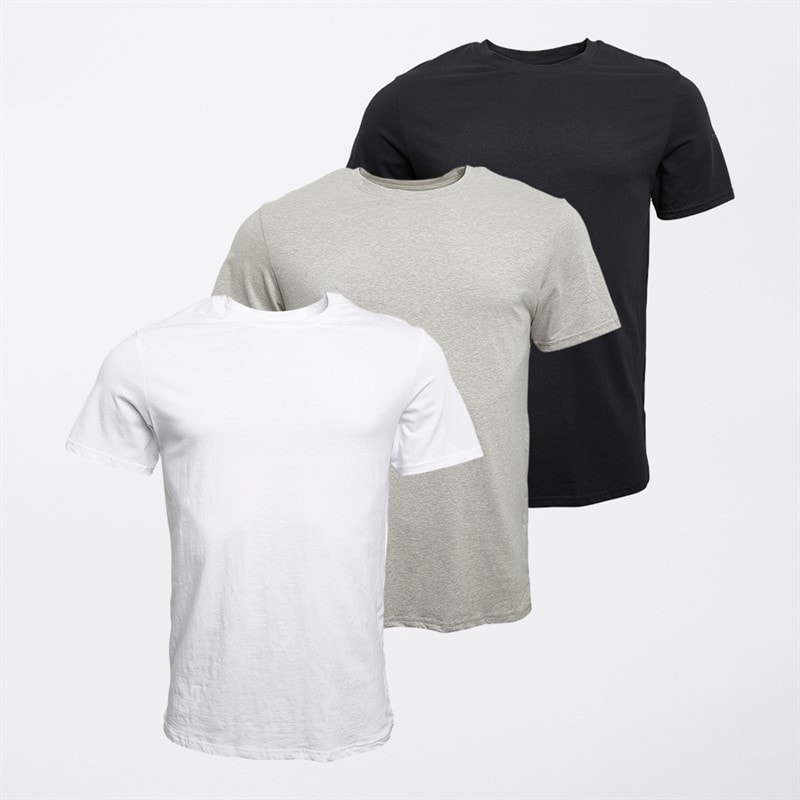 Ted Baker Mens Three Pack Crew Neck T-Shirts Mix - Image 1