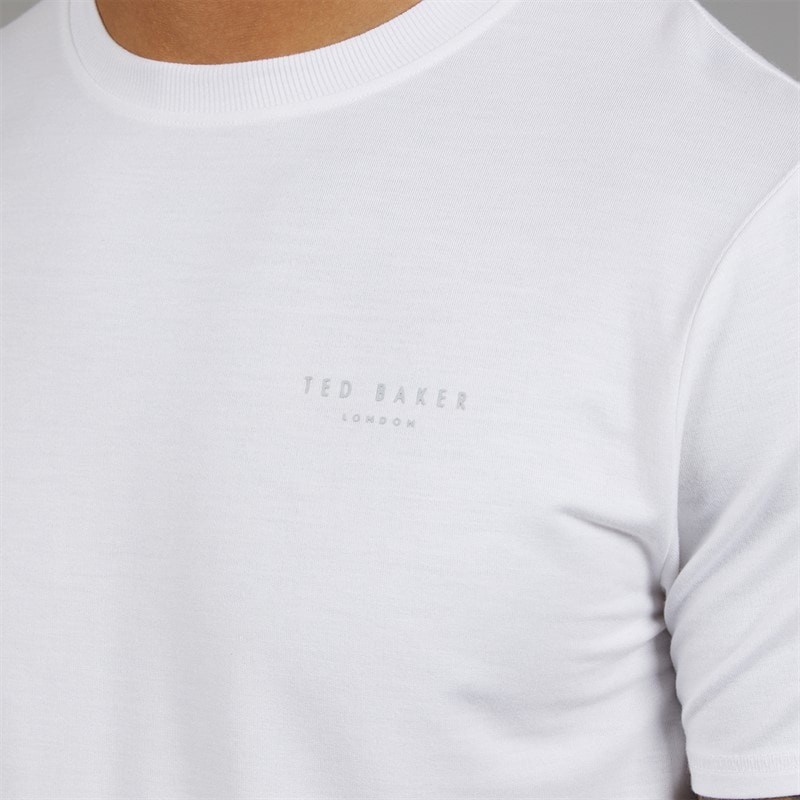 Ted Baker Mens T-Shirt And Shorts Lounge Set Print - Image 3