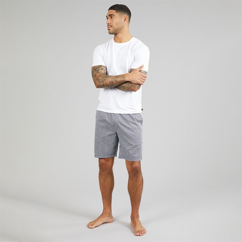 Ted Baker Mens T-Shirt And Shorts Lounge Set Print - Image 4