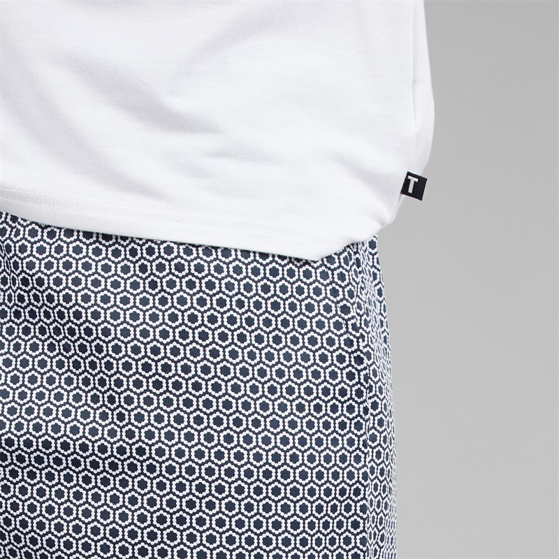 Ted Baker Mens T-Shirt And Shorts Lounge Set Print - Image 5