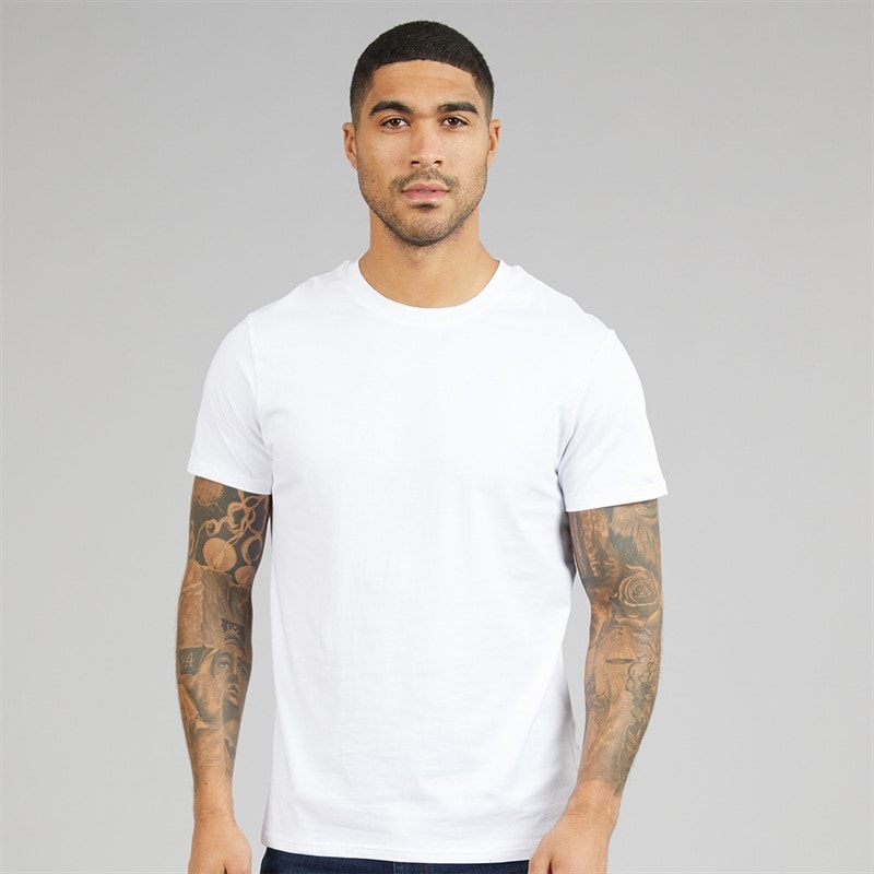 Ted Baker Mens Three Pack Crew Neck T-Shirts White - Image 2