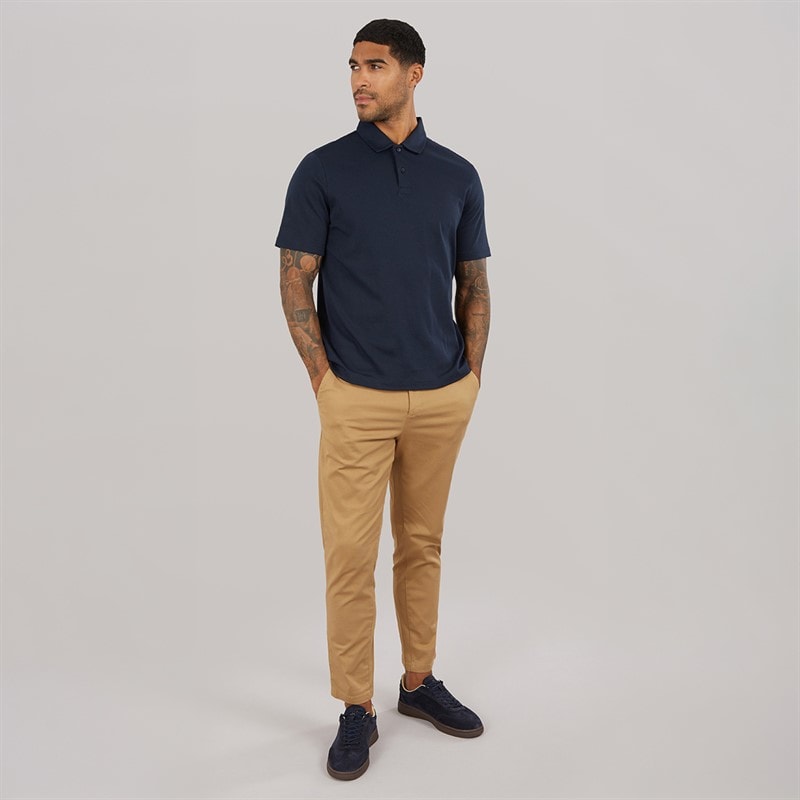 Ted Baker Mens Genbee Regular Fit Chinos Natural - Image 3