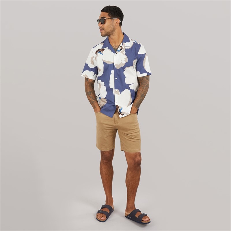 Ted Baker Mens Bactonn Five Pocket Shorts Tan - Image 3