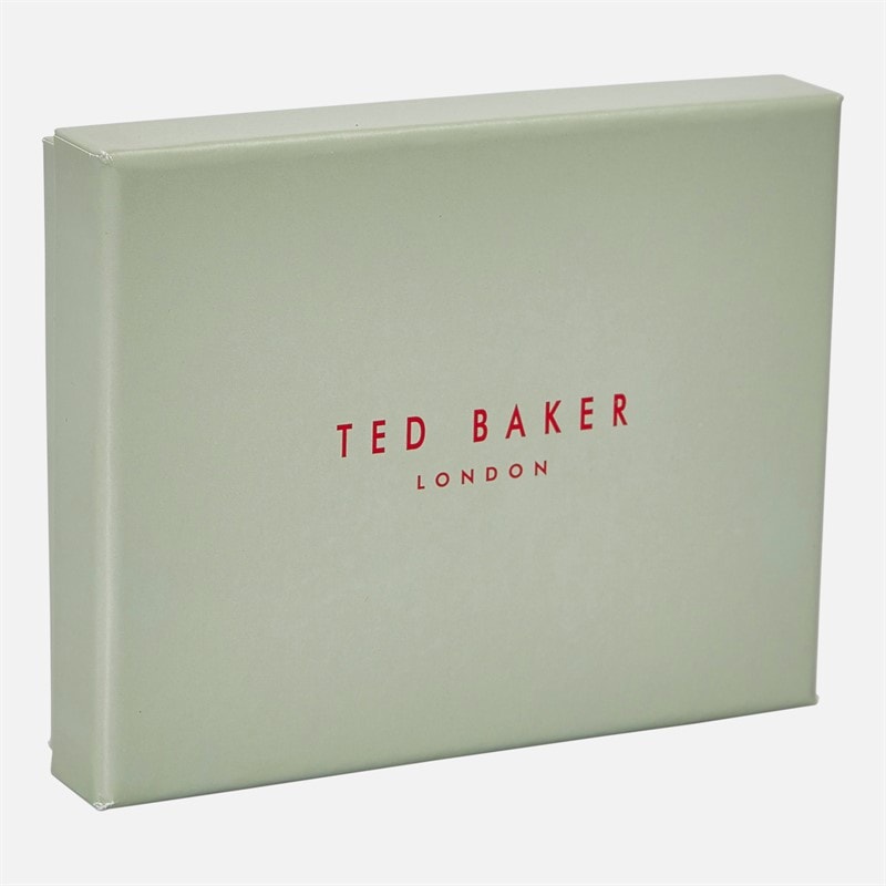 Ted Baker Mens Kornerr Metal Corner Bi-Fold Coin Wallet Navy - Image 4