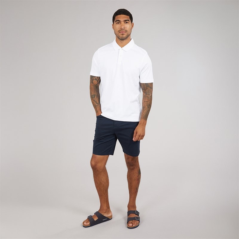 Ted Baker Mens Wilmott Slim Soft Touch Polo Shirt White - Image 3