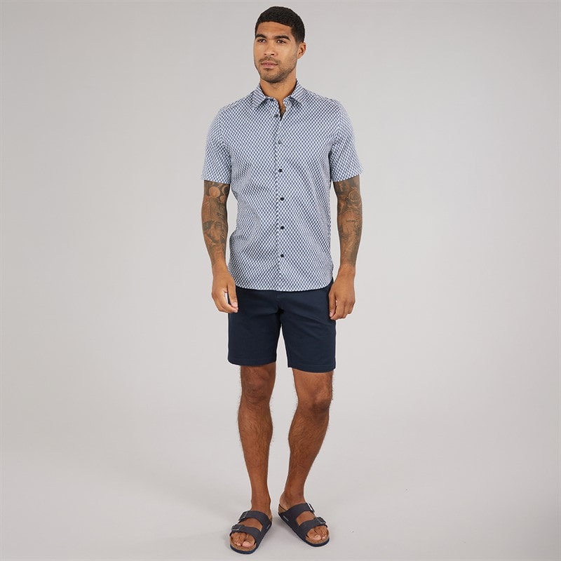 Ted Baker Mens Bactonn Five Pocket Shorts Dark Navy - Image 3