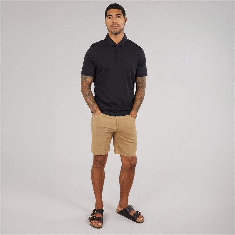 Ted Baker Mens Wilmott Slim Soft Touch Polo Shirt Black - Image 3