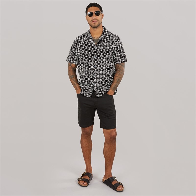 Ted Baker Mens Bactonn Five Pocket Shorts Black - Image 3