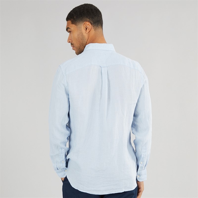 Tommy Hilfiger Mens Long Sleeve Shirt Breezy Blue - Image 2