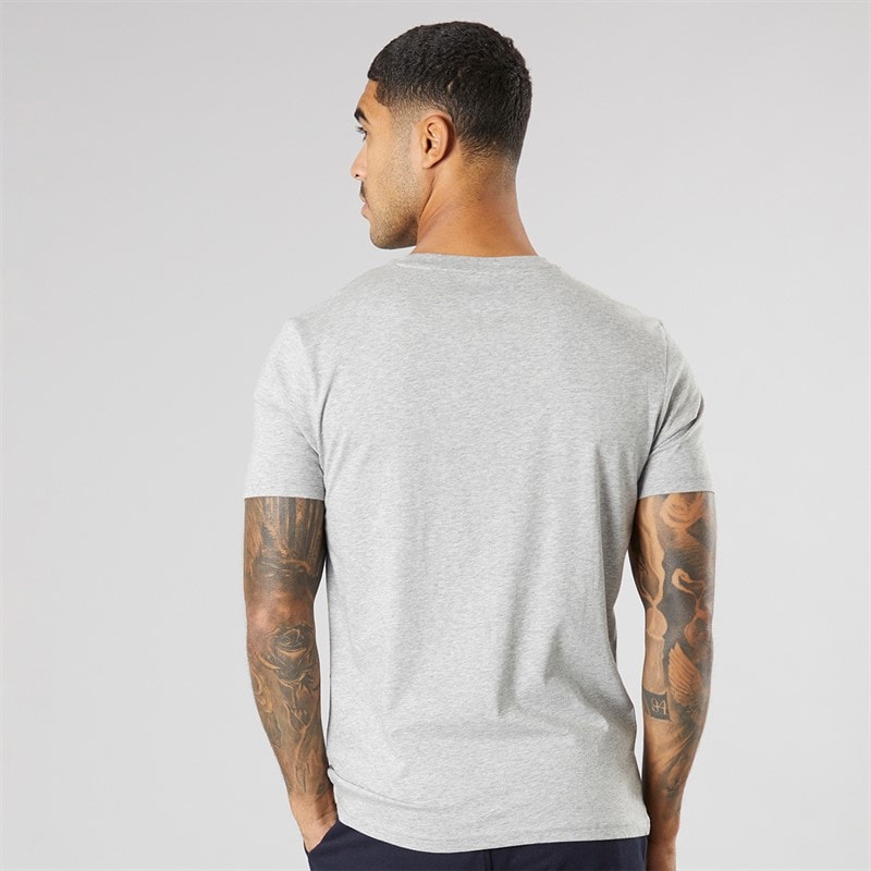 Tommy Hilfiger Mens Lounge T-Shirt Light Grey Heather - Image 2