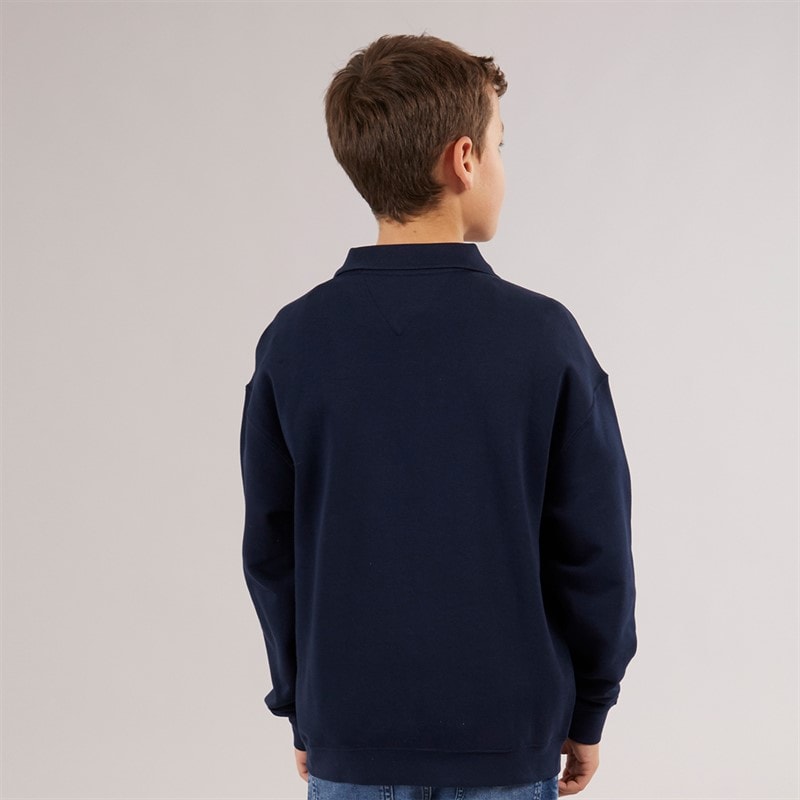 Tommy Hilfiger Junior Boys Graphic Sweatshirt Dark Night Navy - Image 2