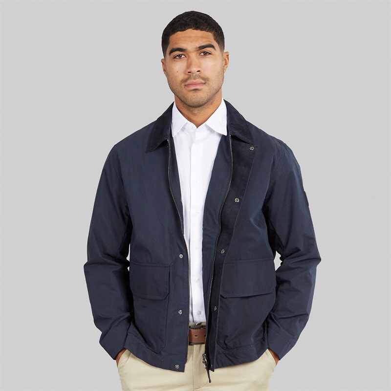 Tommy Hilfiger Mens Short Walking Jacket Desert Sky - Image 1