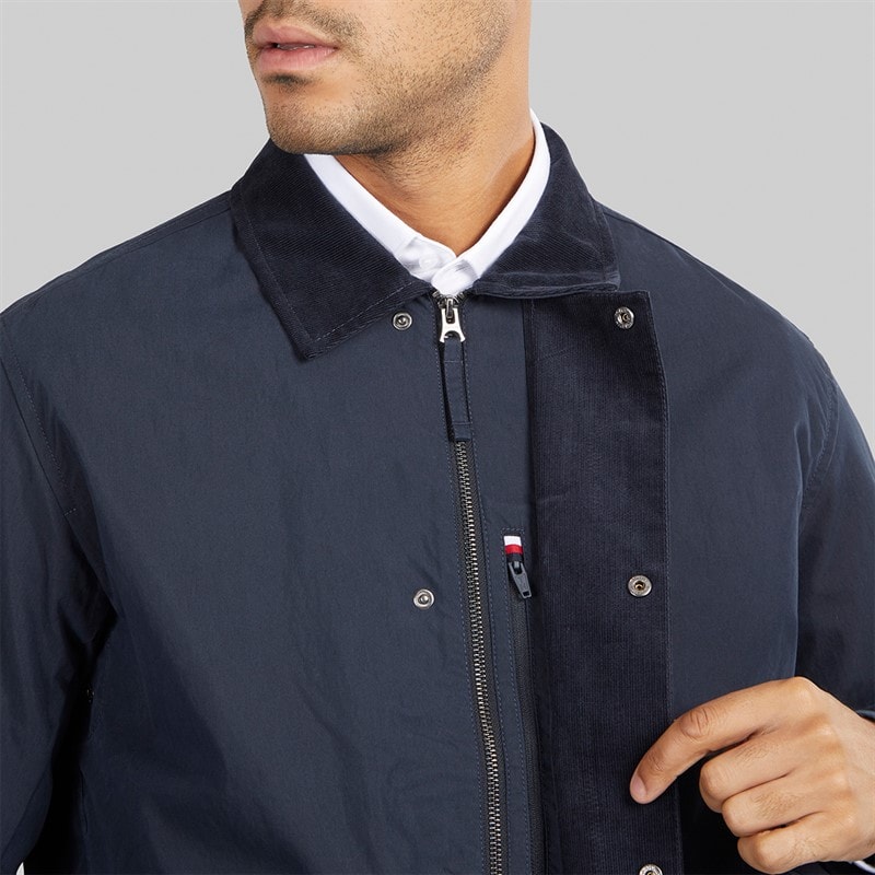 Tommy Hilfiger Mens Short Walking Jacket Desert Sky - Image 3