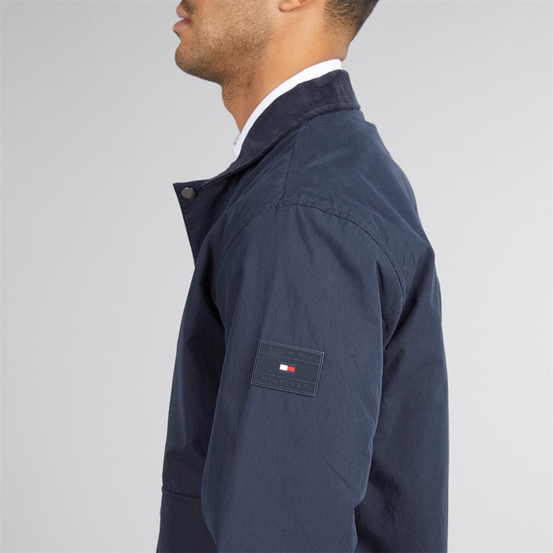 Tommy Hilfiger Mens Short Walking Jacket Desert Sky - Image 5