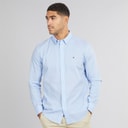 Tommy Hilfiger Mens Dobby Structure Shirt Sweet Blue