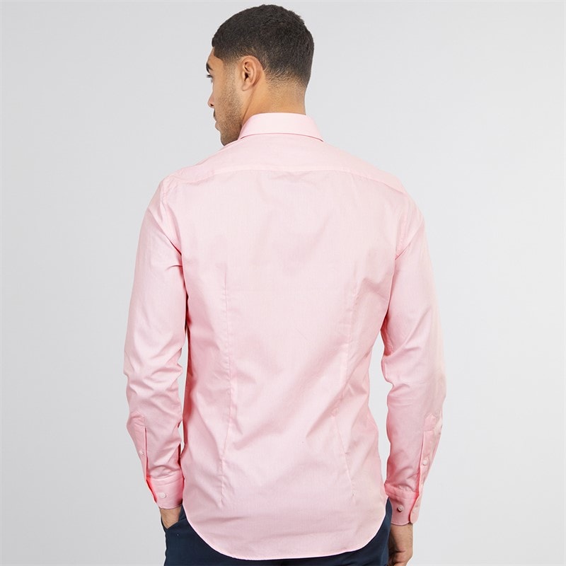Tommy Hilfiger Mens Shirt Optic White/Classic Pink - Image 2