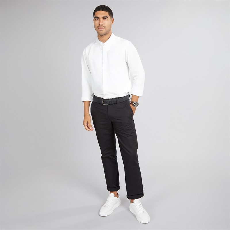 Tommy Hilfiger Mens Flex Dobby Shirt Th Optic White - Image 4