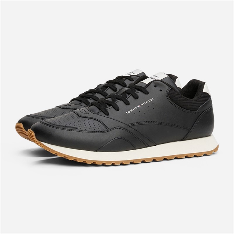 Tommy Hilfiger Mens New Runner Trainers Black - Image 3