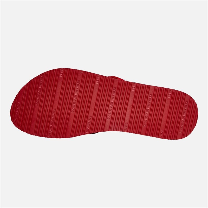 Tommy Hilfiger Womens Tommy Loves NY Beach Flip Flops Midnight - Image 3