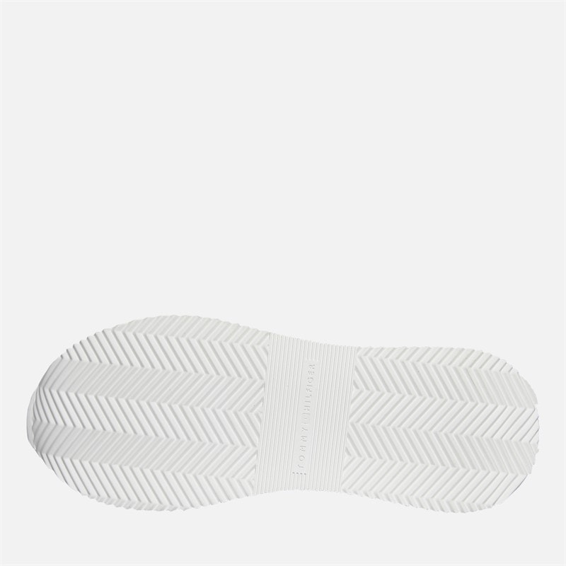Tommy Hilfiger Womens Runner Trainers White - Image 2