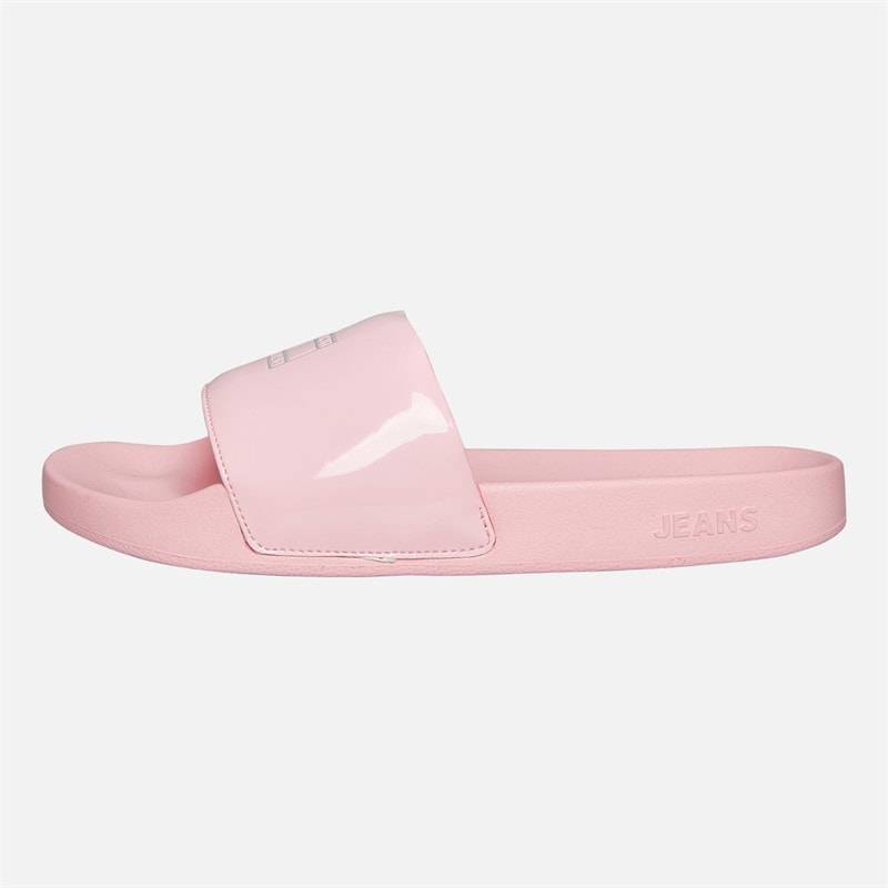 Tommy Hilfiger Womens Flag Pool Sliders Misty Pink - Image 3