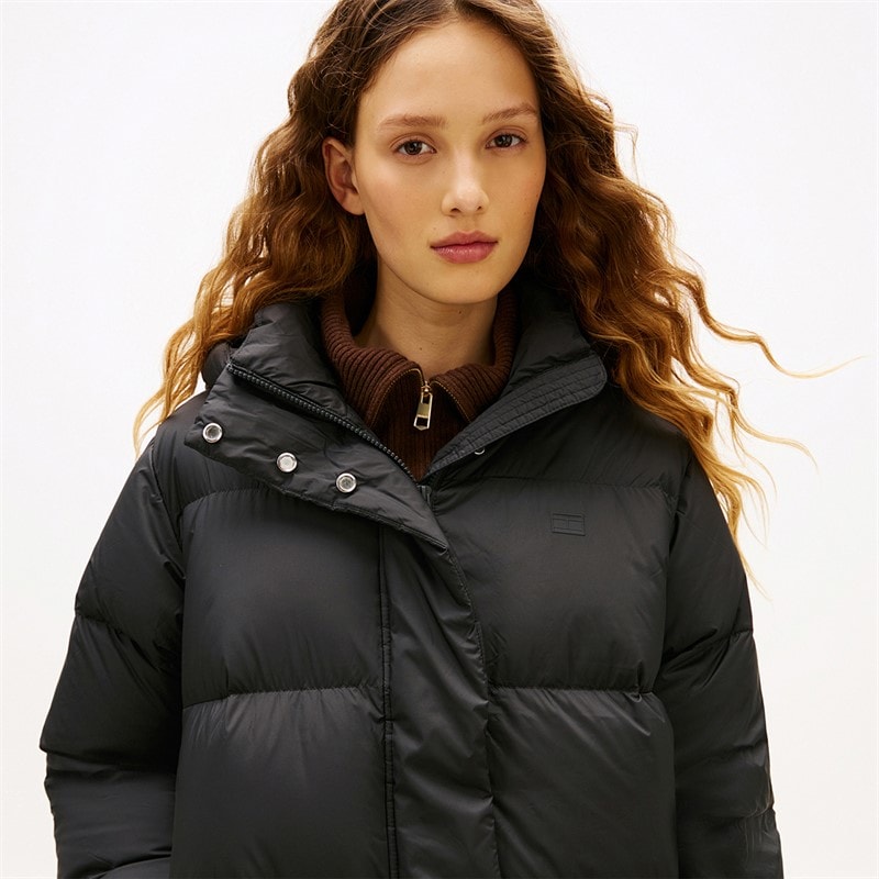 Tommy Hilfiger Womens Modern Down Coat Black - Image 3
