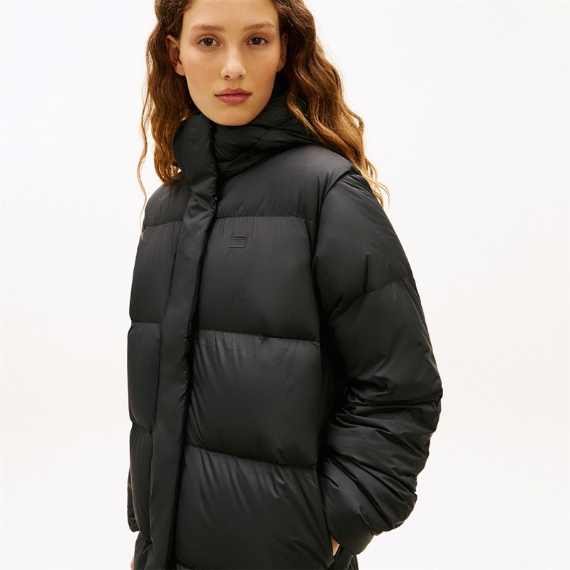 Tommy Hilfiger Womens Modern Down Coat Black - Image 4