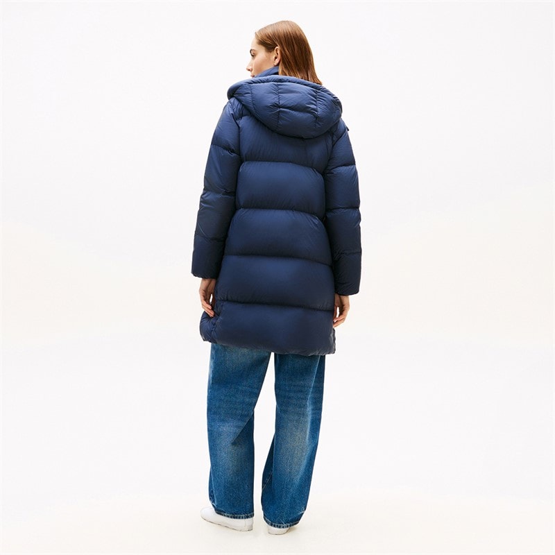 Tommy Hilfiger Womens Modern Down Coat Dark Night Navy - Image 2