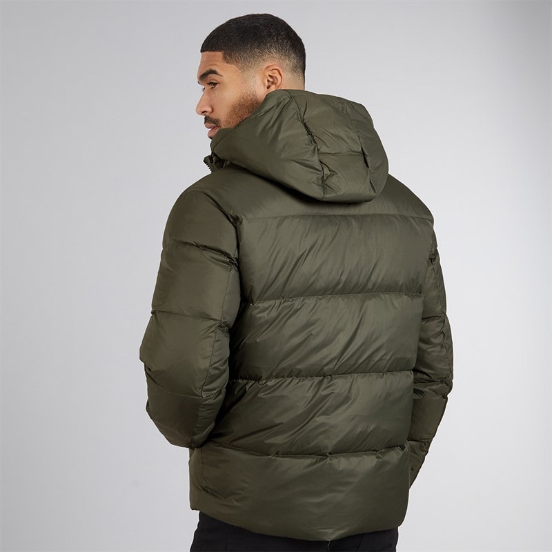 Tommy Hilfiger Mens Essential Down Coat Pewter Green - Image 2