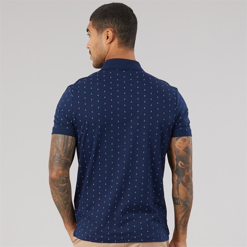 Tommy Hilfiger Mens Interlock Polo Shirt Carbon Navy - Image 2