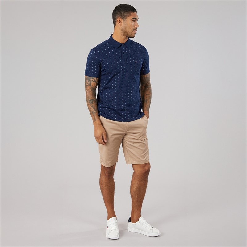 Tommy Hilfiger Mens Interlock Polo Shirt Carbon Navy - Image 4