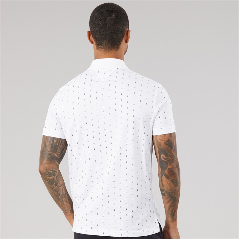 Tommy Hilfiger Mens Interlock Polo Shirt White - Image 2