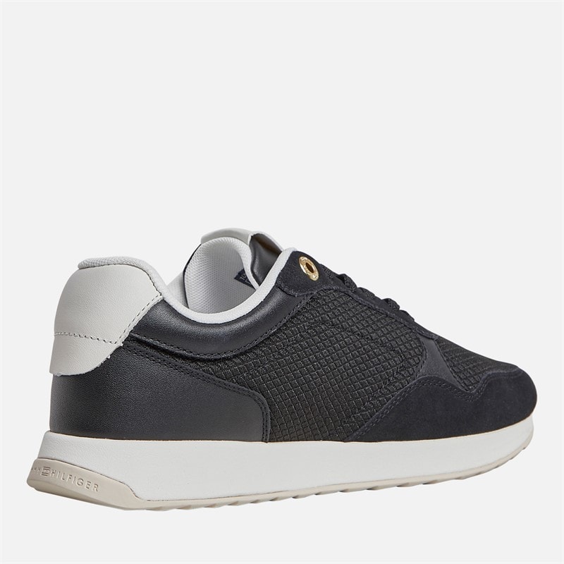 Tommy Hilfiger Womens Retro Runner Trainers Black - Image 5
