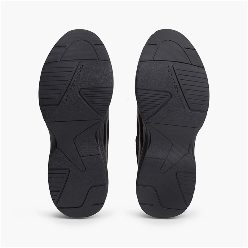 Tommy Hilfiger Womens Modern Runner Trainers Black - Image 2