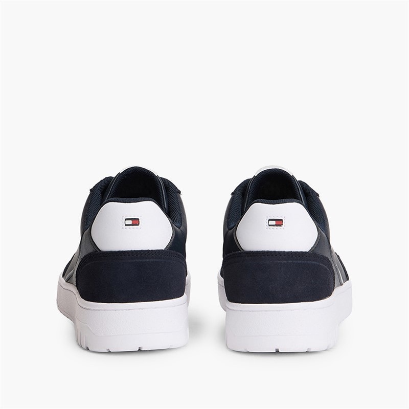 Tommy Hilfiger Mens Basket Core Trainers Desert Sky/Universal Grey - Image 3