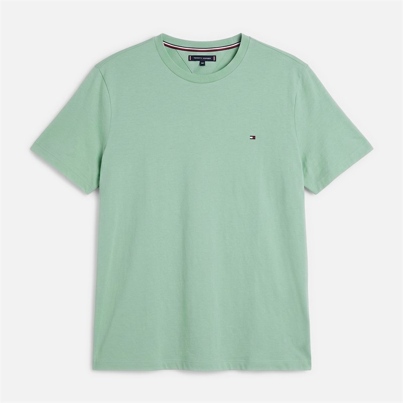 Tommy Hilfiger Mens Plus Essential Seasonal T-Shirt Crushed Mint