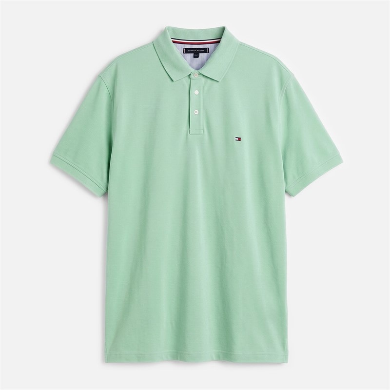 Tommy Hilfiger Mens Plus 1985 Regular Polo Shirt Crushed Mint