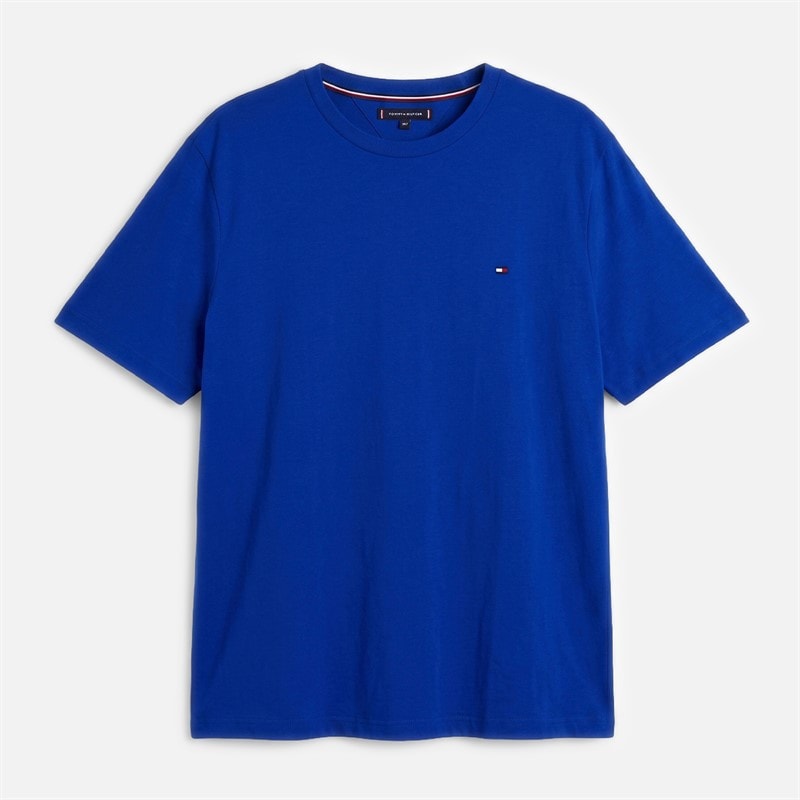 Tommy Hilfiger Mens Plus Essential Seasonal T-Shirt Regal Blue