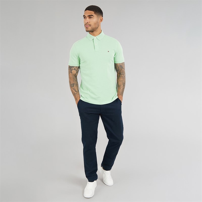 Tommy Hilfiger Mens 1985 Regular Polo Shirt Crushed Mint - Image 4