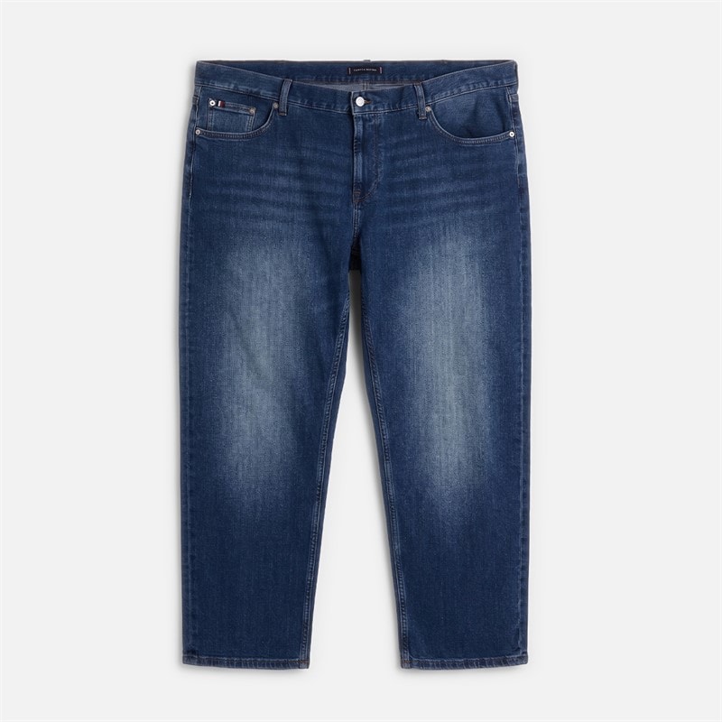 Tommy Hilfiger Mens Plus Regular Madison Slim Jeans Cobalt Blue