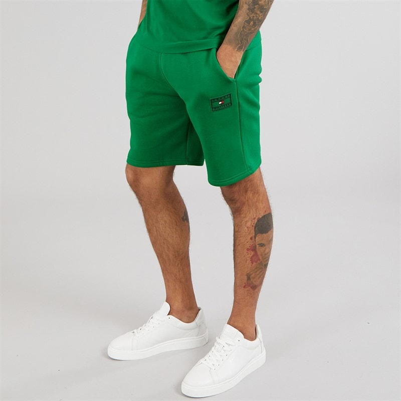 Tommy Hilfiger Mens Graphic Shorts Nouveau Green