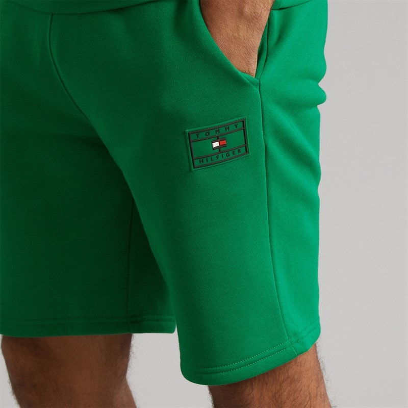 Tommy Hilfiger Mens Graphic Shorts Nouveau Green - Image 3