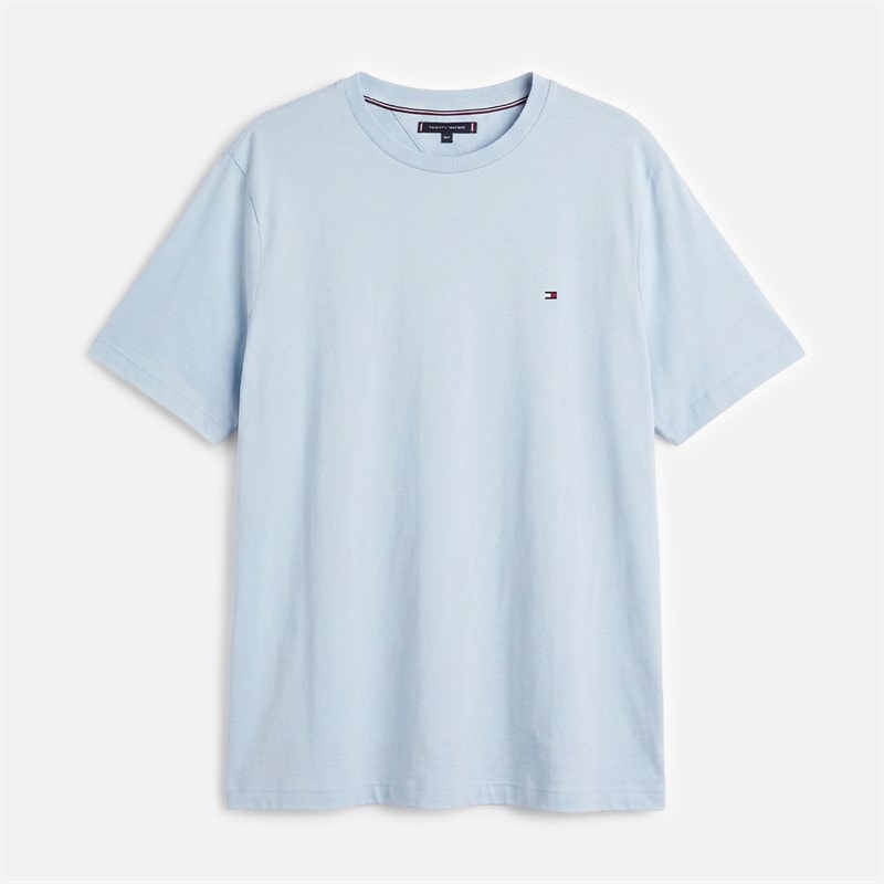 Tommy Hilfiger Mens Plus Essential Seasonal T-Shirt Breezy Blue - Image 1