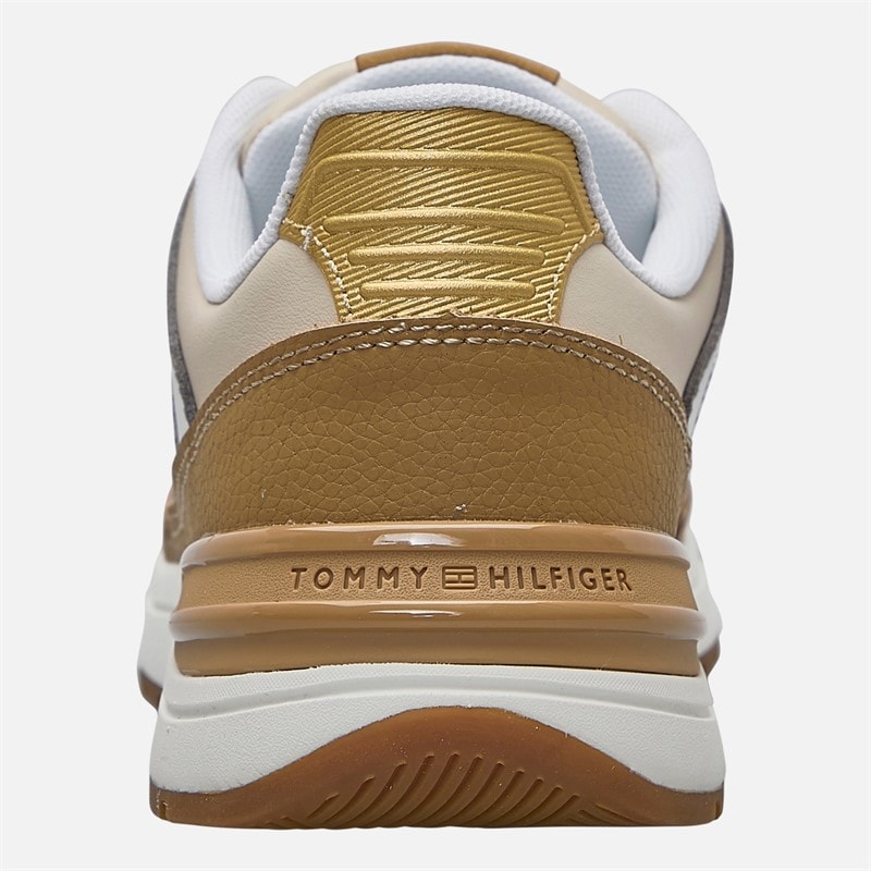 Tommy Hilfiger Womens Casual Fashion Runner Trainers Sugarcane/Safari Canvas - Image 3