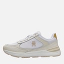 Tommy Hilfiger Womens Casual Fashion Runner Trainers White/Ivory Petal