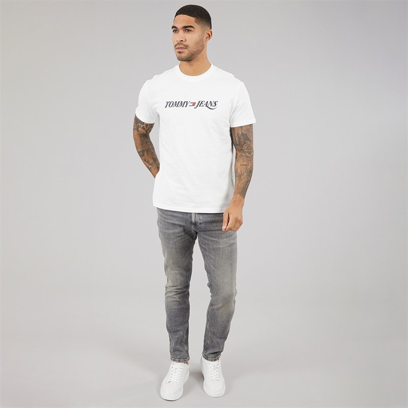 Tommy Hilfiger Mens Austin Slim Tapered Jeans Denim Black - Image 4