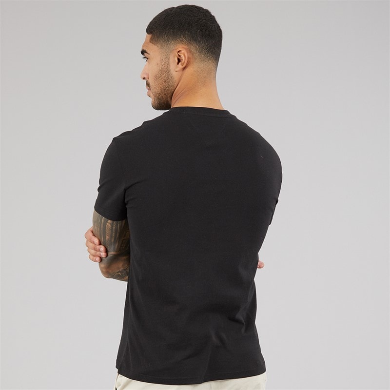 Tommy Hilfiger Mens Reg Varsity T-Shirt Black - Image 2