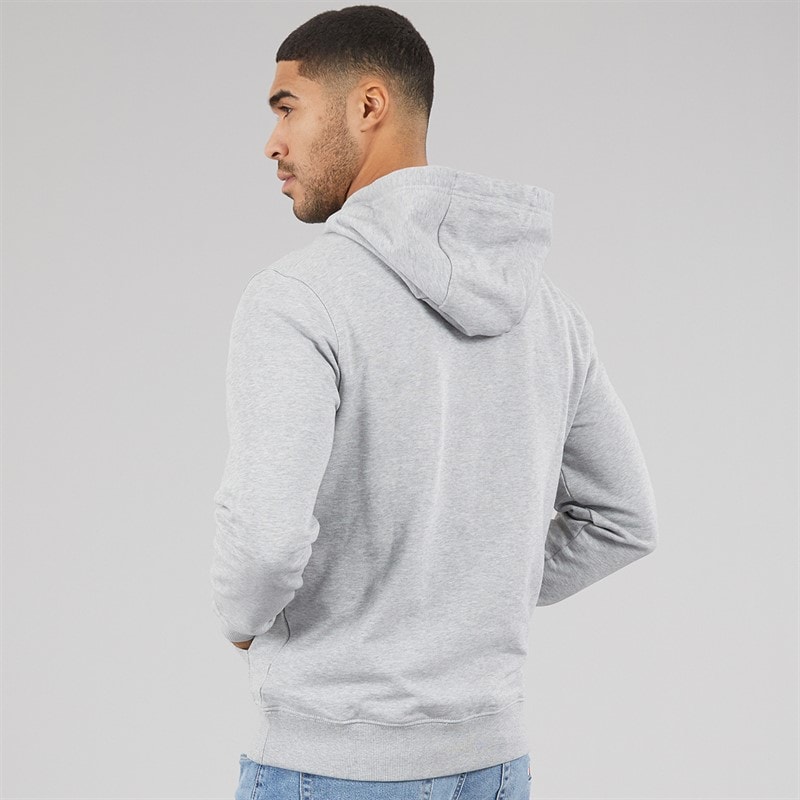 Tommy Hilfiger Mens Center Stac Hoodie Light Grey - Image 2