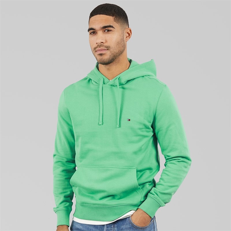 Tommy Hilfiger Mens Essential Terry Hoodie Fort Green - Image 1