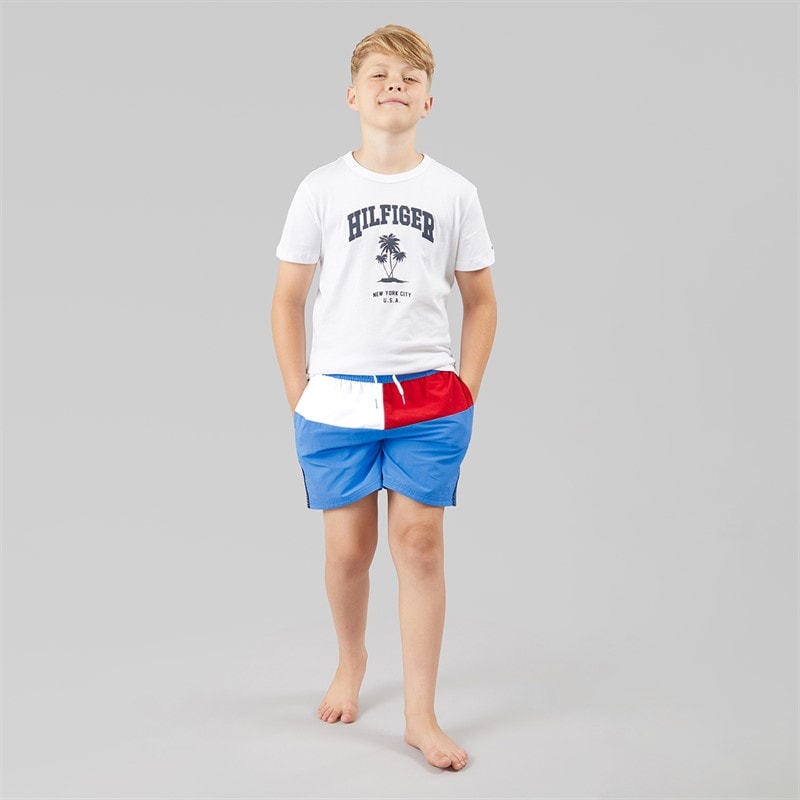 Tommy Hilfiger Boys Swim Trunks Blue Spell - Image 3